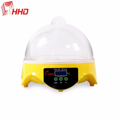 HHD brand China Automatic 7 eggs Incubator Transparent Chicken Thermostat for Incubator Easy To Use 110V/220V